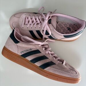 adidas Spezial Pink and Black Sneakers